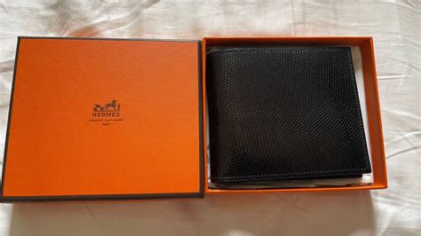 hermes lizard skin wallet|snake skin wallets.